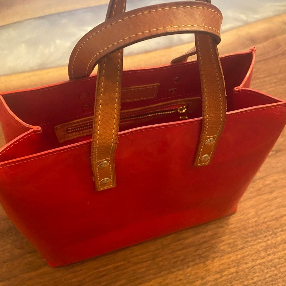 Louis Vuitton Red PM tote, vernis, small